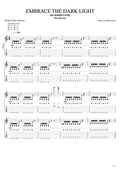 Embrace The Dark Light (Guitar Tab)