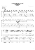 Saints of Sand (Guitar Tab)