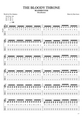 The Bloody Throne (Guitar Tab)